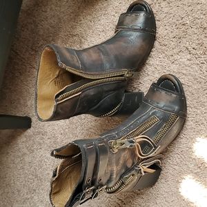 Freebird Zombi bootie heels